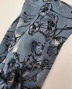 Soft Stretchy Headband, 3-in-1 Versatile Twist Style, One-Piece (Floral Blues, Adult)