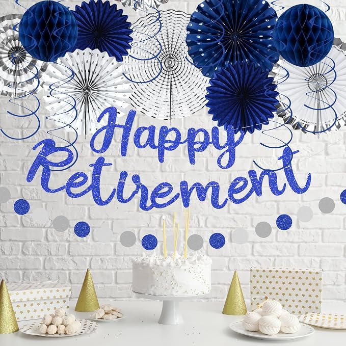 Holkcog Blue Retirement Party Decorations - Image 4