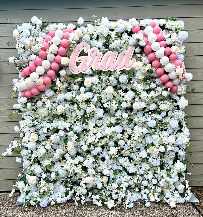 Pastel Pink and White Linking Balloons - Image 8