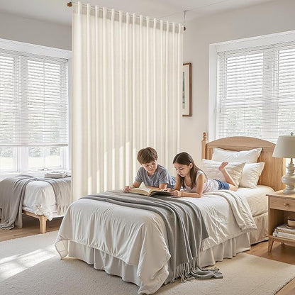 Extra Wide 100 Inch Linen Curtains - Image 8