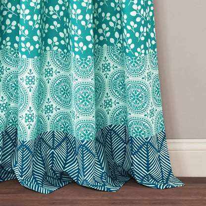 Lush Decor Bohemian Stripe Window Curtain Panels - Image 4
