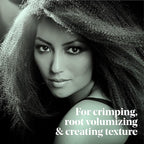 Professional Series Hair Crimper Iron 1 Inch by MINT | Create Crimps Extremely Fast - Deeper Ceramic Crimp Plates for Maximum Root Volumizing and Crimping - Travel-Ready Dual-Voltage