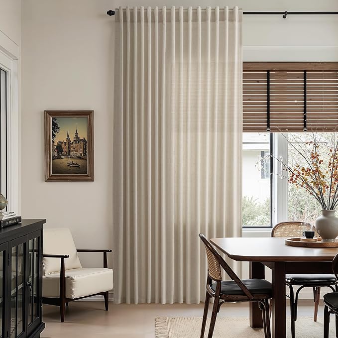 Cobblestone Linen 144 Inch Curtains - Image 8