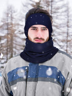 BBTO 6 Pieces Fleece Ear Warmers Headband Winter Neck Gaiter