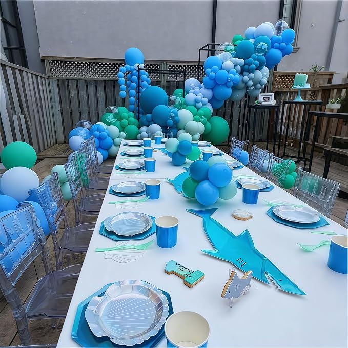 Blue Balloon Garland Arch Kit - Image 5