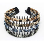 Fashion Comfy Headbands - Short Hair Bands (Teeth Comb,Hoop) - Not Easy To Break (4 Colors)