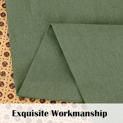 Farmhouse Cotton Linen Curtains - Image 6