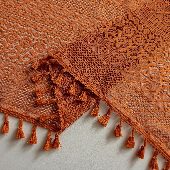 Sutuo Home Lace Boho Curtains 2 Panels - Image 8