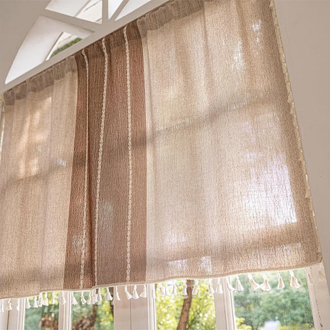Sutuo Home Boho Curtains Valance 18 inch - Image 6