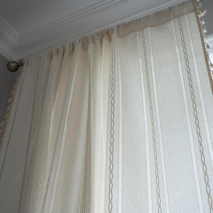 Sutuo Home Boho Curtains for Bedroom Living Room 108 Inches Long, Semi-Blackout - Image 3
