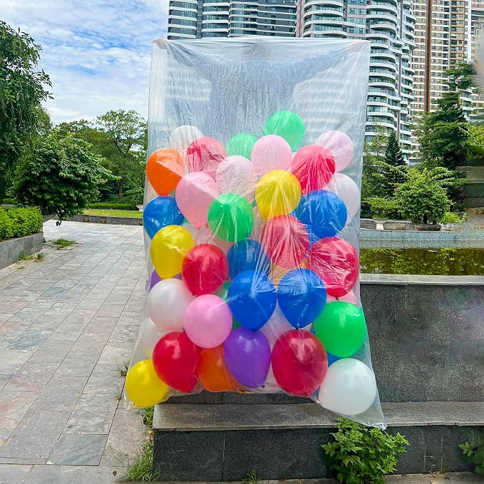 4PCS Balloon Bags, Transparent Giant Big Large Reusable Clear Plastic Storage - Image 5