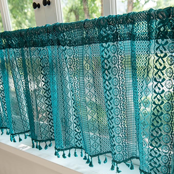 Sutuo Home Boho Valance Curtains - Image 6
