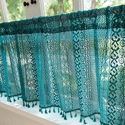 Sutuo Home Boho Valance Curtains - Image 6