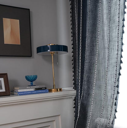 Sutuo Home Black Boho Curtains 90 inches Long - Image 7