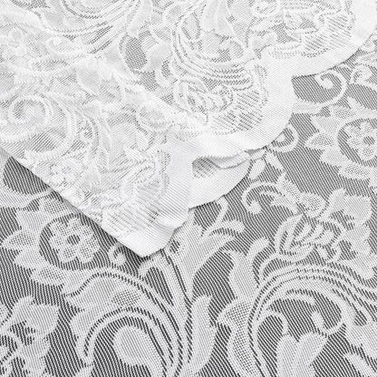 Bujasso White Lace Curtain 216 inches Long - Image 5