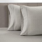 Lane Linen 100% Organic Cotton King Size Pillow Cases Set of 2 (20''x36''), Organic Cotton Pillowcases, King Pillow Cases Set of 2 Snowdrop