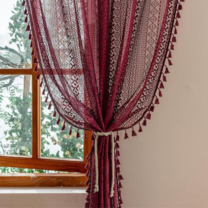 Sutuo Home Boho Curtains 2 Panels - Image 3