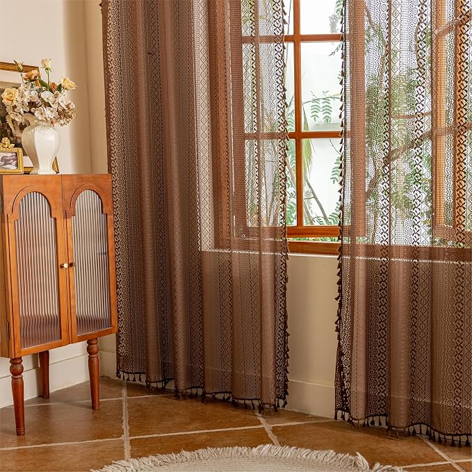 Sutuo Home Boho Curtains 2 Panels - Image 9