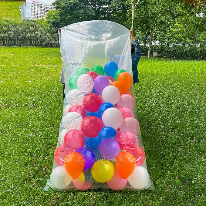 4PCS Balloon Bags, Transparent Giant Big Large Reusable Clear Plastic Storage - Image 4
