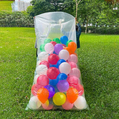 4PCS Balloon Bags, Transparent Giant Big Large Reusable Clear Plastic Storage - Image 4