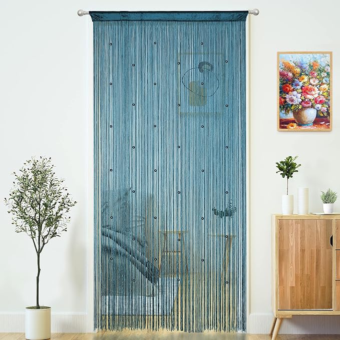 Beaded Curtain Door String Curtains by MakeLifeColorfulandSimple