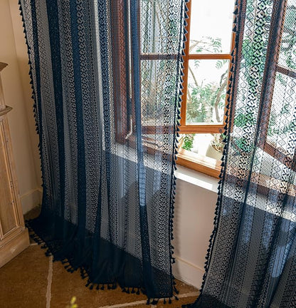 Sutuo Home Boho Lace Curtains 2 Panel Sets by SutuoHome