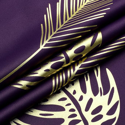 Purple Curtains Blackout Thermal Insulated Window Curtains Drapes - Image 8