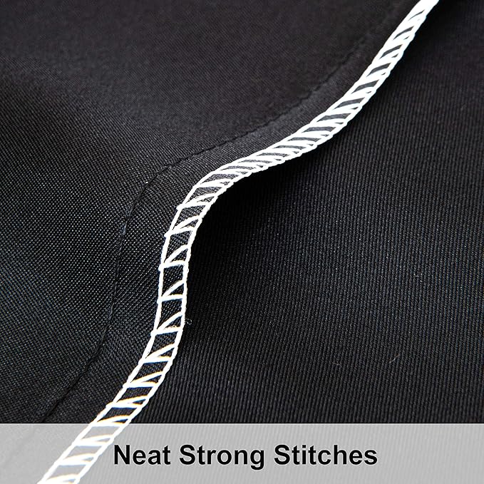 NTBAY 2 Pack Satin King Pillowcases for Hair and Skin, Luxurious and Silky Pillow Cases with Envelope Closure, 20x40 Inches, Black