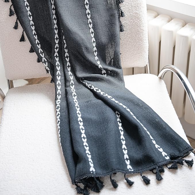 Sutuo Home Boho Curtains for Bedroom Dining Room Kitchen, Semi Blackout Linen - Image 7