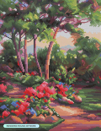 DIAMOND ART CLUB Bibler Garden Path Diamond Painting Kit, Fun DIY Crafts - Image 2