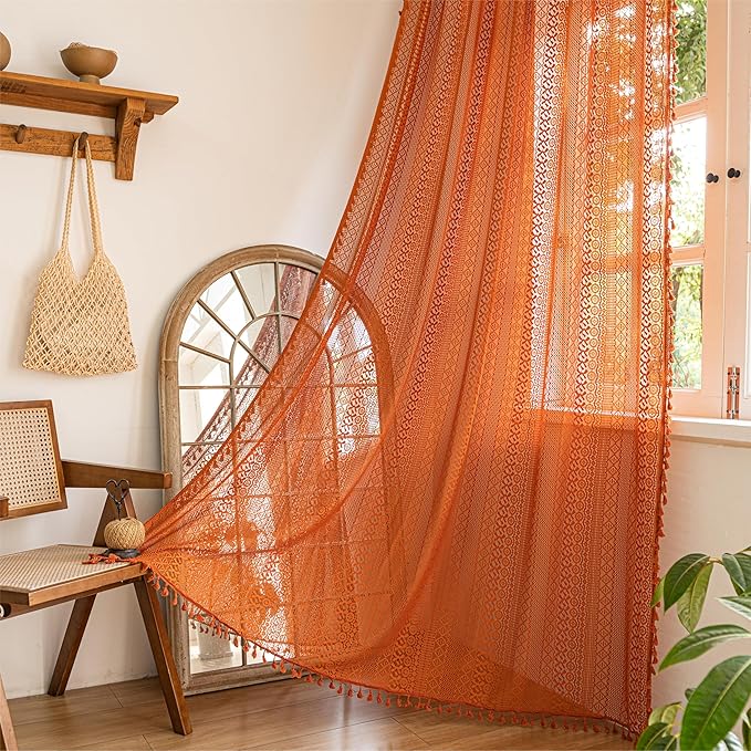 Sutuo Home Boho Curtains 72 inches Long by SutuoHome