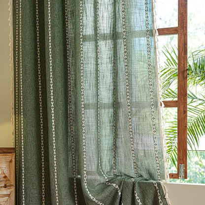 Sutuo Home Boho Window Curtains - Image 2