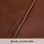 NTBAY 2 Pack Satin Standard Pillowcases for Hair and Skin, Luxurious and Silky Pillow Cases with Envelope Closure, 20x26 Inches, Brown