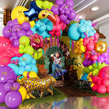 ALL-IN-1 Maribel Encanto Balloons Garland Decorations Arch Kit by SherylDecor