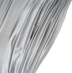 Light Grey King Size Satin Pillowcases Set of 2 for Hair and Skin,Light Grey Silk Pillowcase Breathable Pillowcase with Envelope Closure
