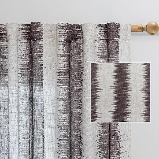 MYSKY HOME 95 Inch Curtains Light Filtering Privacy Curtains & Drapes by MYSKYHOME