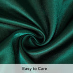 NTBAY 12 Pack Satin Standard Pillowcases for Hair and Skin, Luxurious and Silky Pillow Cases with Envelope Closure, 20 x 26 Inches, Dark Green