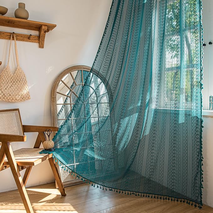 Sutuo Home Boho Curtains 72 inches Long by SutuoHome