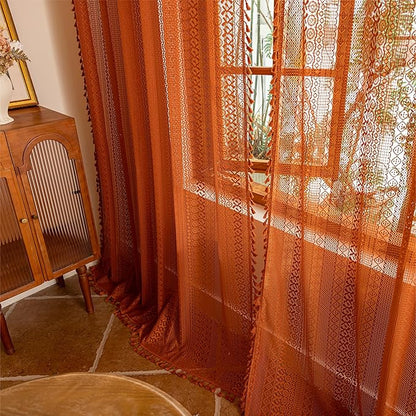 Sutuo Home Boho Lace Curtains 2 Panels by SutuoHome