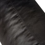 Black Satin Pillowcase Standard Set of 2 with Envelope Closure，Black Silk Pillowcase for Hair and Skin (20x26)