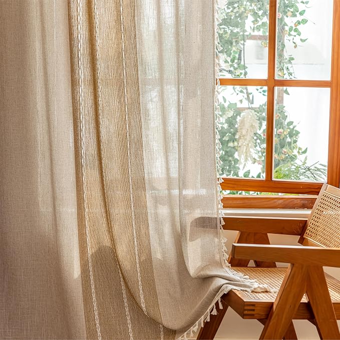 Sutuo Home Boho Curtains 72 inches Long by SutuoHome